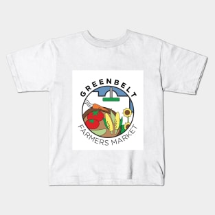 Greenbelt Farmers Market Circle Logo Kids T-Shirt